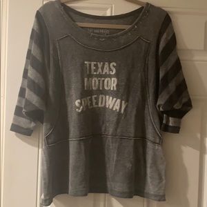 like new free people racing inspired shirt size lg